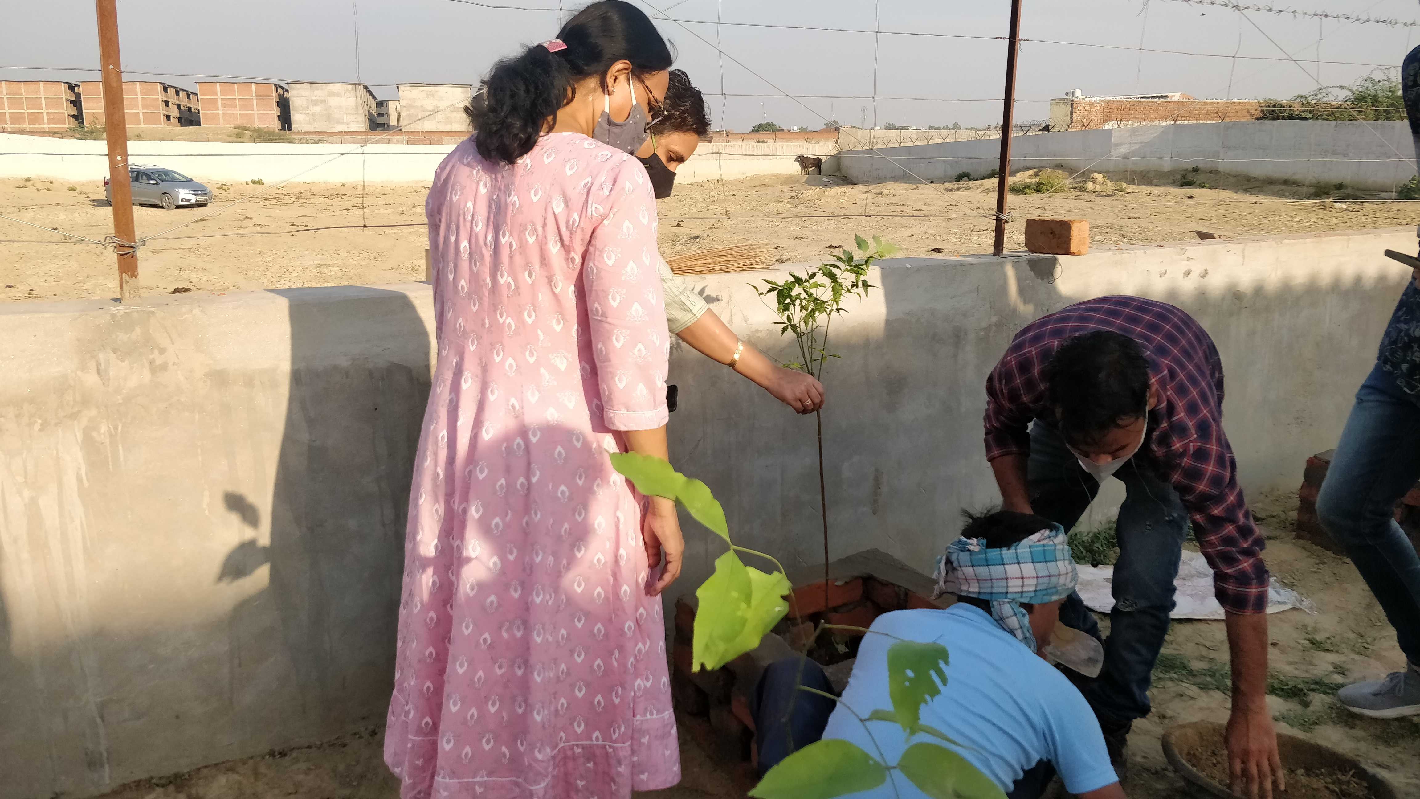 We had a plantation drive at the new shelter premises on 11th October. Dr. Meeta Kulshreshtha of the Unfold Foundation was kind enough to donate the trees and oversee the plantation. the team from Ek Kartavya joined us for the "shram daan".