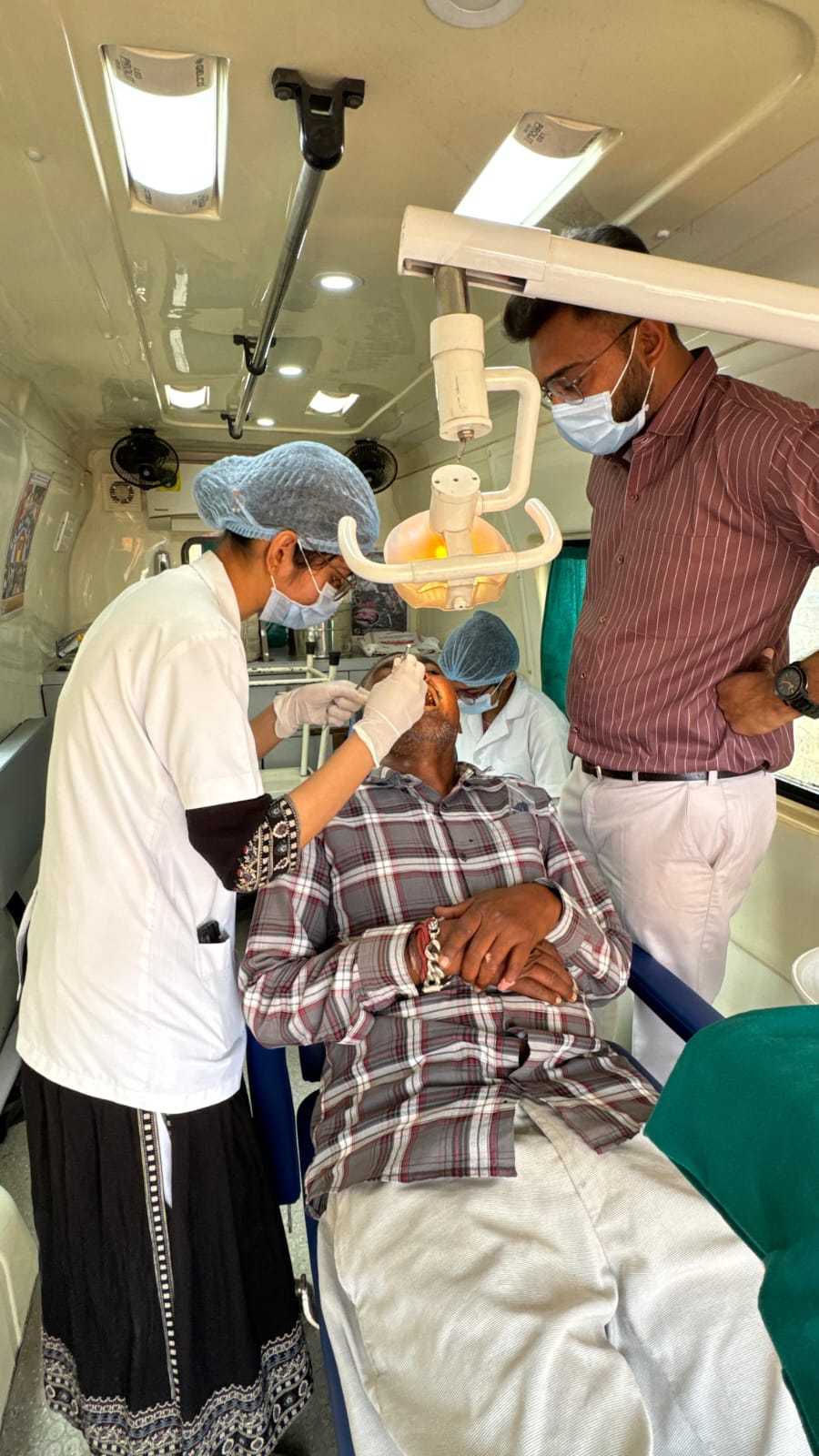  EYE CHECK-UP & FREE SPECTACLE DISTRIBUTION
and DENTAL CARE CHECK-UP CAMP
📍 Village: Kunwar, Taluka Sanand, Gujarat
📅 Date: 05.02.2026
Herva Foundation successfully conducted an Eye and Dental Care Check-up Camp at the village Kunwar with the generous support of Team SEWA Sanand and Rotary Club of Ahmedabad North.
👁️ Eye Care Services
Total patients screened: 100 villagers
Male: 36 | Female: 64
Senior citizens: 25 (Male: 10 | Female: 15)
Spectacles distributed: 93
Cataract cases identified: 8
Patients were advised surgery at nearby hospitals
🦷 Dental Care Services
Total villagers screened: 82
School students: 57
Patients requiring further treatment were advised to visit hospitals in Ahmedabad
Dental awareness session conducted for school children